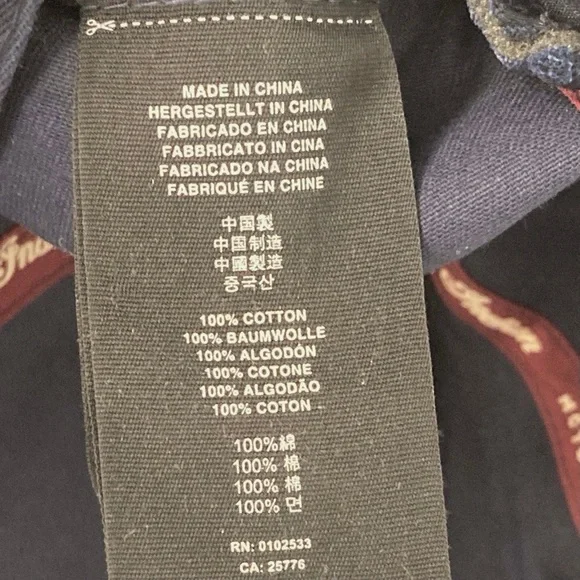 Indian Motorcycles 1901 US Flag Logo, Navy Blue Baseball Hat, Strap Back - Picture 10 of 11